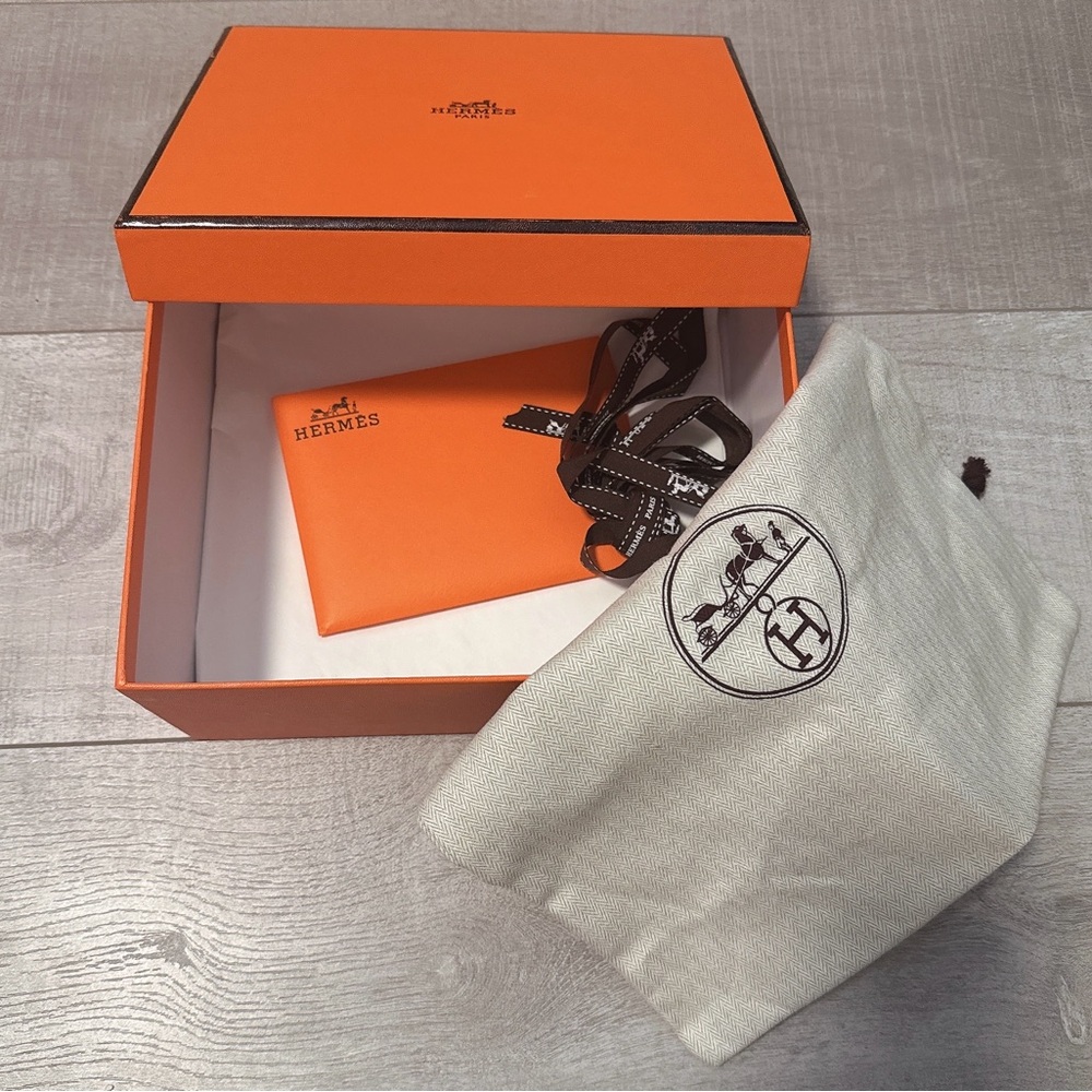 Hermes Orange Gift Box with Dust Bag